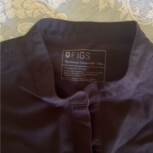Figs used Rafaela XXL top black